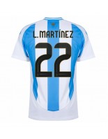 Argentina Lautaro Martinez #22 Hjemmedrakt Copa America 2024 Korte ermer